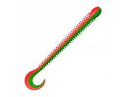 ПРИМАНКА ZUB-WORM-ZANDER 108ММ(4,3)-5ШТ, (ЦВЕТ 035) КРАСНЫЙ ВЕРХ-ЗЕЛЕНЫЙ НИЗ