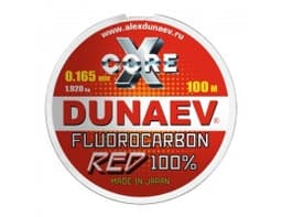 ЛЕСКА DUNAEV FLUOROCARBON RED 0.165ММ 100М