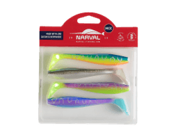 МЯГКИЕ ПРИМАНКИ NARVAL FISHING CHOPPY TAIL 12CM MIX #M07
