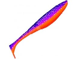ПРИМАНКА ZUB-WIBRA 125ММ(4,8)-5ШТ, (ЦВЕТ 021) ФИОЛЕТОВЫЙ ВЕРХ -КРАСНЫЙ НИЗ
