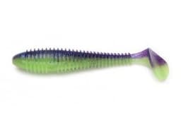 СИЛИКОНОВАЯ ПРИМАНКА RIBBED WORM FAT 7.8 20СМ.#029 SLIVA LIME (UV) (1 ШТ)