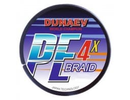 ШНУР DUNAEV BRAID PE X4 150M 0.22ММ
