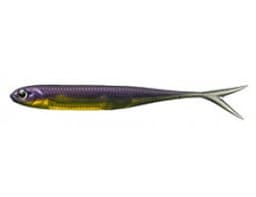 МЯГКИЕ ПРИМАНКИ FISH ARROW FLASH J SPLIT 5 #005-PURPLE WEENIE/SILVER (4ШТ.)