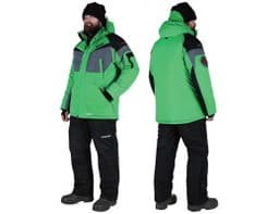 КОСТЮМ ЗИМНИЙ ALASKAN DAKOTA ЗЕЛЕНЫЙ/ЧЕРНЫЙ XL (КУРТКА+ПОЛУКОМБИНЕЗОН)