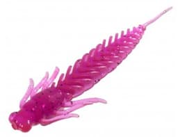 ПРИМАНКА ZUB-LARVA 80ММ(3,2)-5ШТ, (ЦВЕТ 130) МАДЖЕНТА С БЛЕСТКАМИ