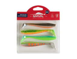 МЯГКИЕ ПРИМАНКИ NARVAL FISHING CHOPPY TAIL 12CM MIX #M08