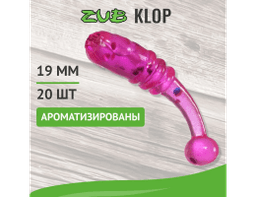 ПРИМАНКА ZUB-KLOP 19ММ(0,7)-20ШТ, (ЦВЕТ 130) МАДЖЕНТА С БЛЕСТКАМИ