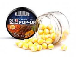 БОЙЛЫ POP-UP GBS HOT SPICES ЖЁЛТЫЙ/БЕЛЫЙ (ОСТРЫЕ СПЕЦИИ) (55 Г, 12 ММ, БАНКА)