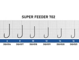 КРЮЧОК DUNAEV SUPER FEEDER 702 # 8 (УПАК. 10 ШТ)