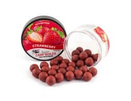 БОЙЛЫ GBS НАСАДОЧНЫЕ ПЫЛЯЩИЕ STRAWBERRY КЛУБНИКА 16ММ (100 Г, БАНКА)