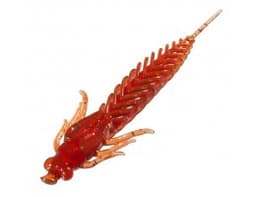 ПРИМАНКА ZUB-LARVA 60ММ(2,4)-7ШТ, (ЦВЕТ 911) МАШИННОЕ МАСЛО С БЛЕСТКАМИ