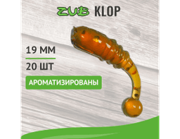 ПРИМАНКА ZUB-KLOP 19ММ(0,7)-20ШТ, (ЦВЕТ 911) МАШИННОЕ МАСЛО С БЛЕСТКАМИ