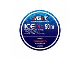 ПЛЕТЁНЫЙ ШНУР JIG IT X TOKURYO ICE BRAID X8 BLUE 1.2 (0.14ММ) PE 50M