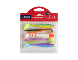 МЯГКИЕ ПРИМАНКИ NARVAL FISHING CHOPPY TAIL 10CM MIX #M03