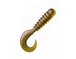 ПРИМАНКА ZUB-TWIST-NANO 30ММ(1,2)-15ШТ, (ЦВЕТ 911) МАШИННОЕ МАСЛО С БЛЕСТКАМИ