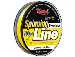 ЛЕСКА SPINNING LINE F-YELLOW 0,22ММ, 4,9КГ, 100М, (УП.5ШТ)