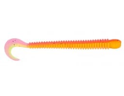 ПРИМАНКА ZUB-WORM-ZANDER 108ММ(4,3)-5ШТ, (ЦВЕТ 023) ЖЕЛТО-РОЗОВЫЙ