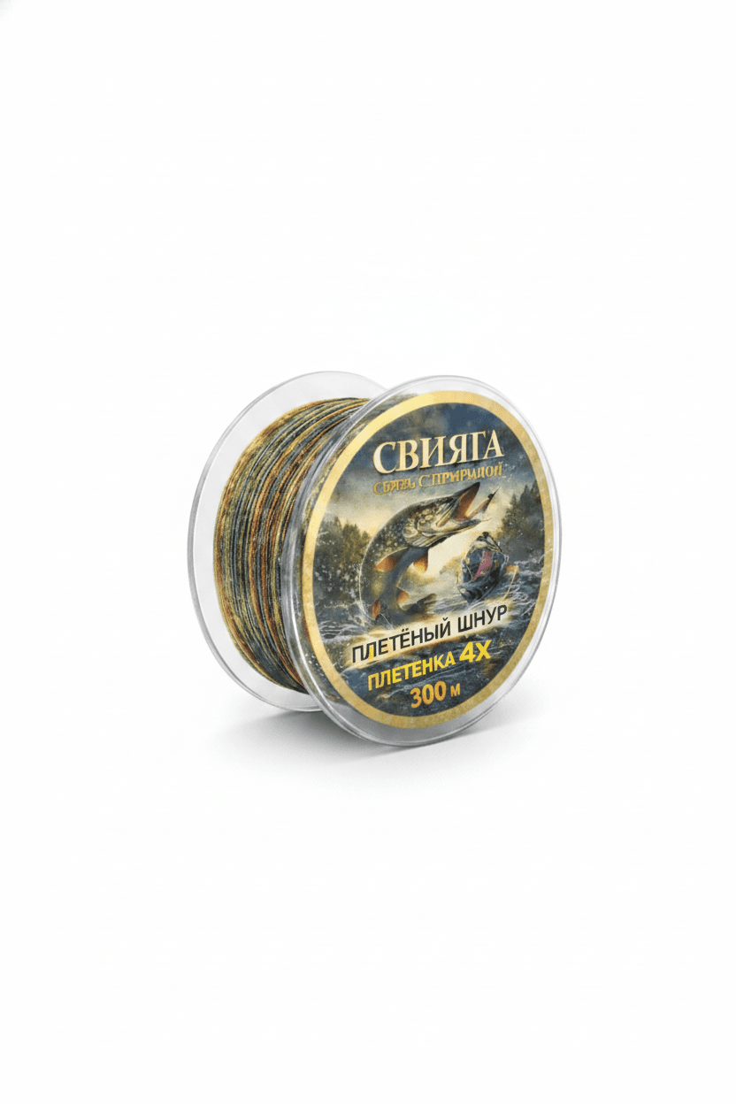 Плетенка рыболовная Свияга 300м X4 0.16 — улучшенное фото