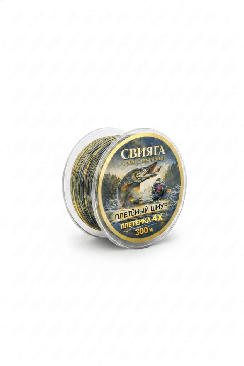 Плетенка рыболовная Свияга 300м X4 0.18 — улучшенное фото