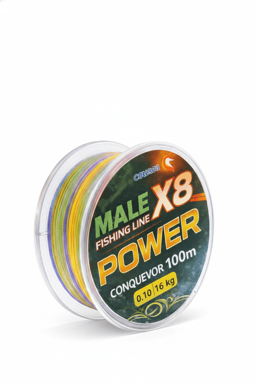 Плетенка рыболовная X8POWER(цветная)0,10 — улучшенное фото
