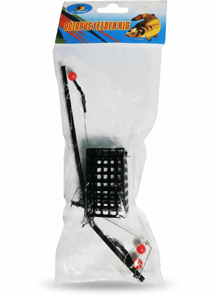 Карповый монтаж с металл. кормушкой Octopus Feeder Rig, 90 гр — улучшенное фото