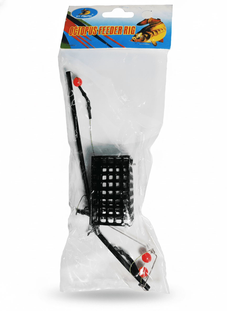 Карповый монтаж с металл. кормушкой Octopus Feeder Rig, 70 гр — улучшенное фото