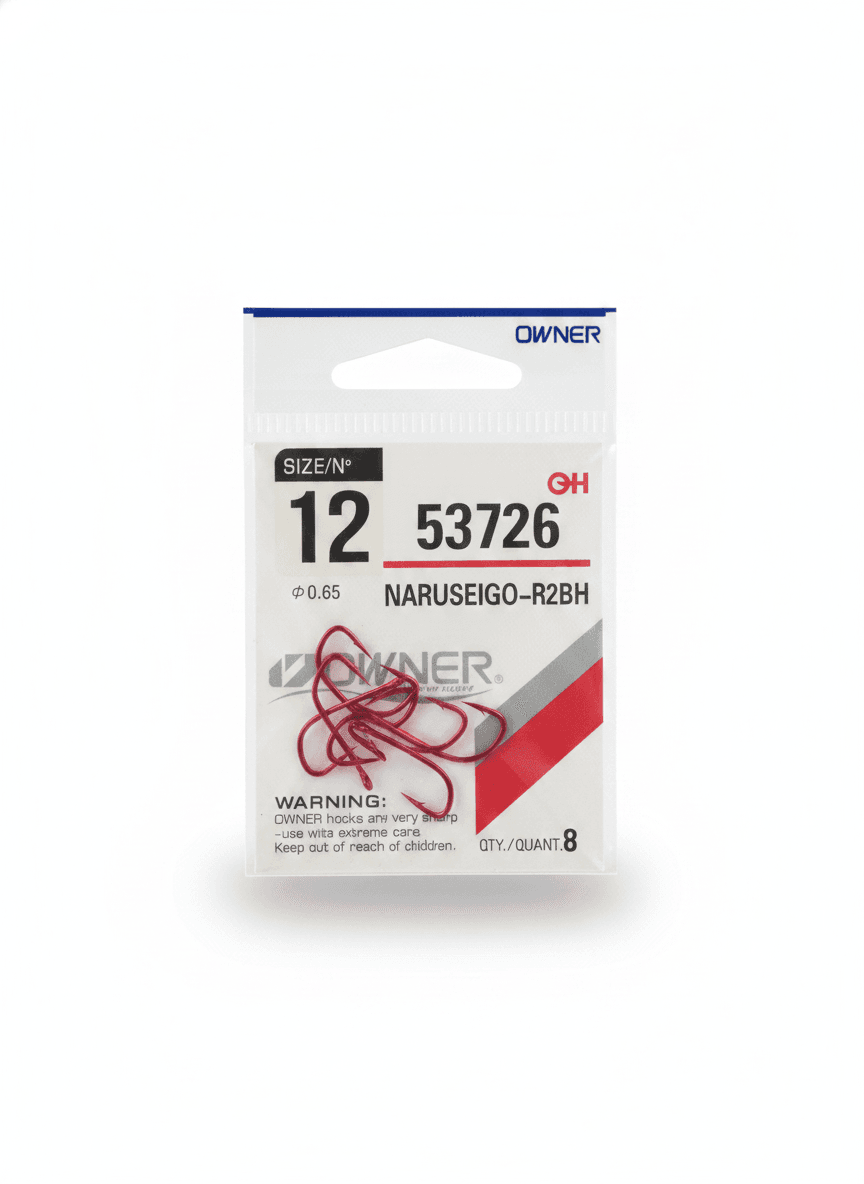 Крючки 53726-12 / 0.65 NARUSEIGO-R2BH (8 шт) — улучшенное фото