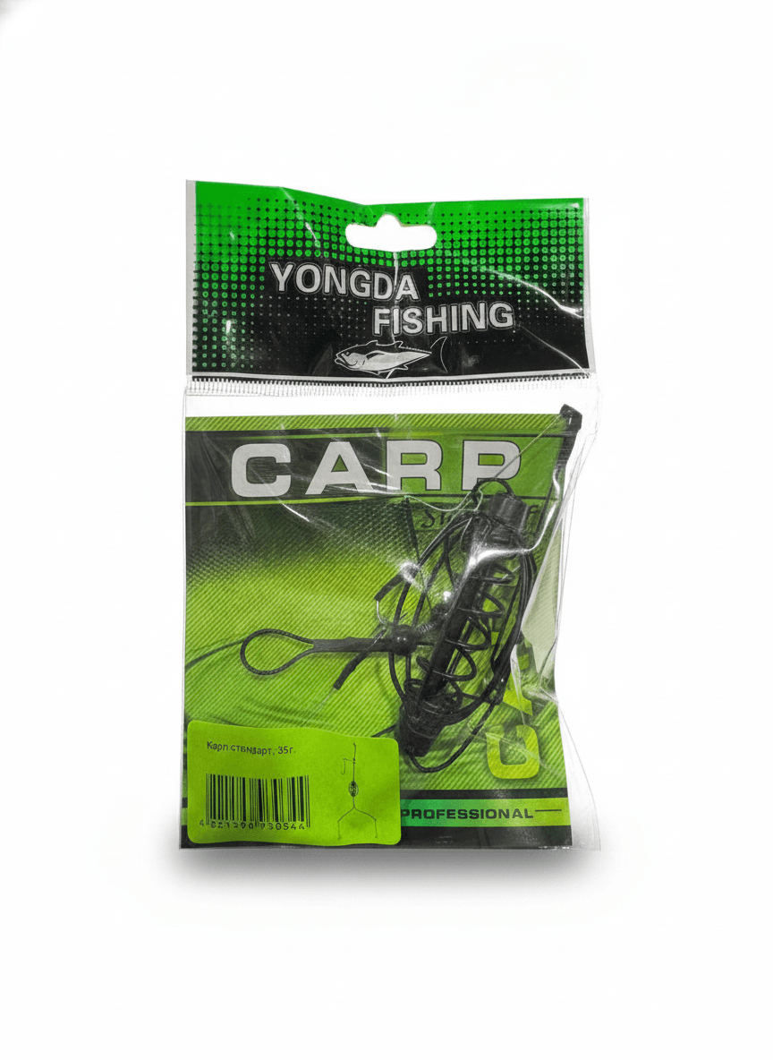 Кормушка для фидера YONGDA FISHING CARP Карп-стандарт, 35г — улучшенное фото