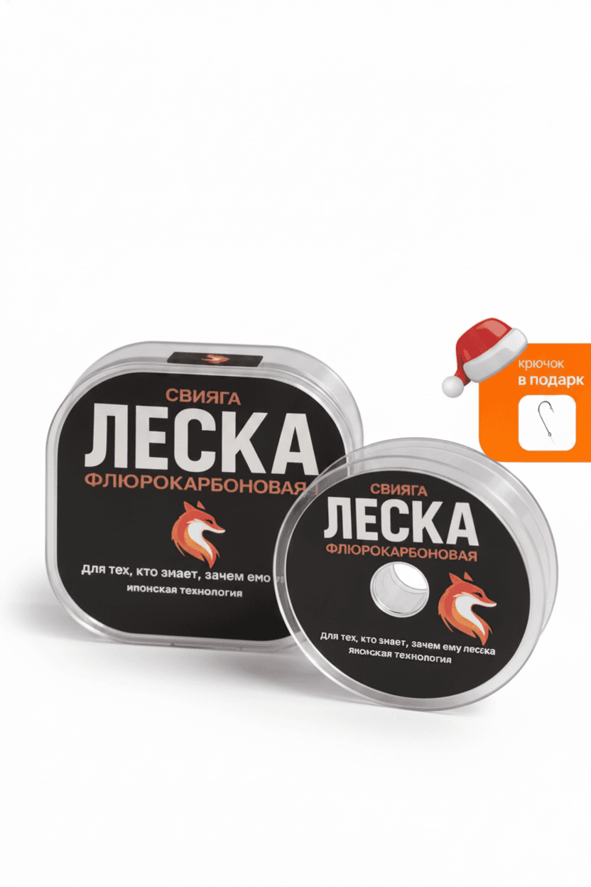 леска флюр. 30м - 0,23 мм — улучшенное фото