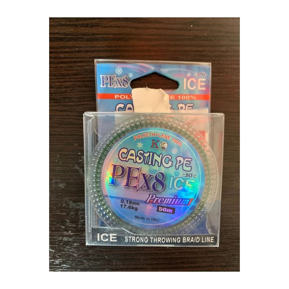 Плетенка Casting -30 PEx8 ICE 0,12mm 11,4kg 50m — улучшенное фото