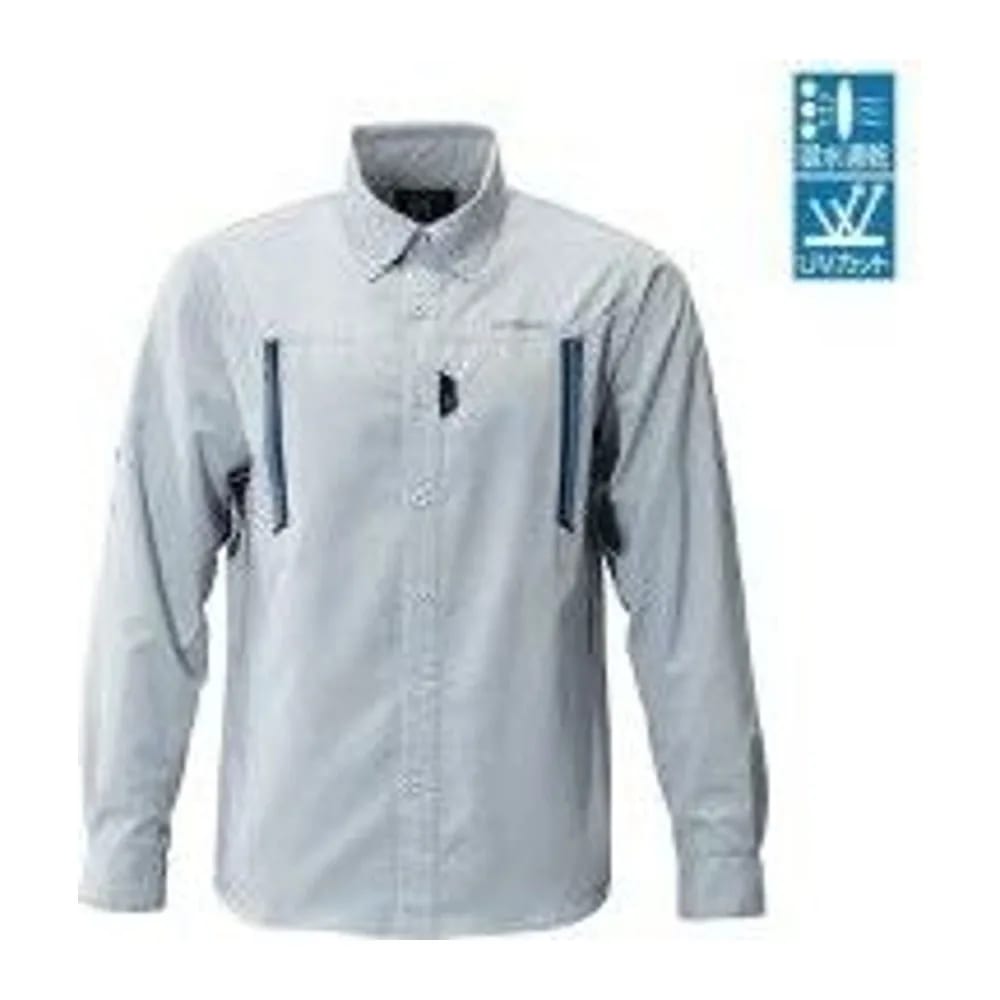 РУБАШКА SHIMANO AIRVENTI FISHING SHIRTS SH-099N СИНИЙ L (EU. M) — улучшенное фото