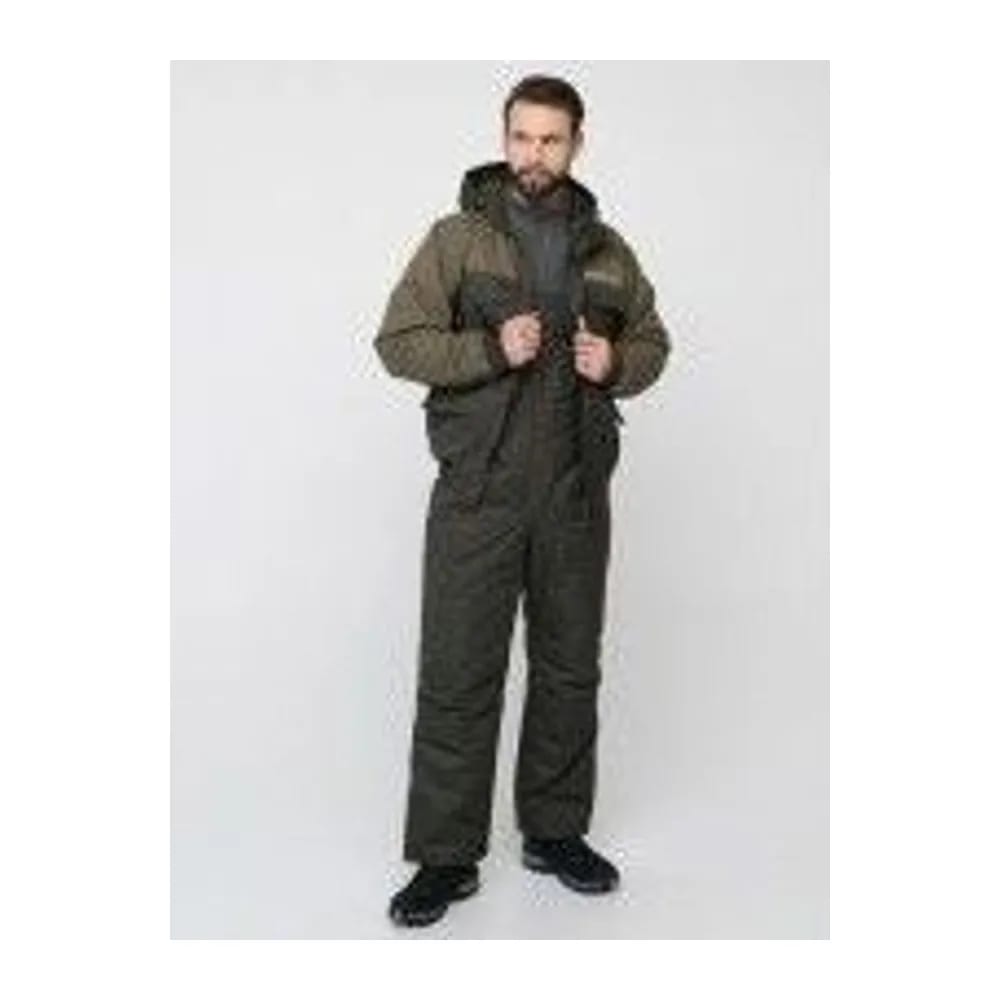 КОСТЮМ ДЕМИСЕЗОННЫЙ ТАЙМЕНЬ ТКАНЬ BREATHABLE ЦВЕТ ХАКИ (РАЗМЕР: 60-62, РОСТ: 182-188) — улучшенное фото