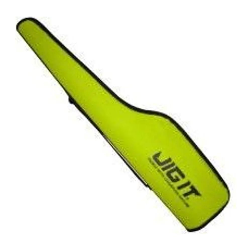 ЧЕХОЛ JIG IT ПОЛУЖЕСТКИЙ Д/ЗИМНИХ УДИЛИЩ LIME, L - 80 СМ — улучшенное фото