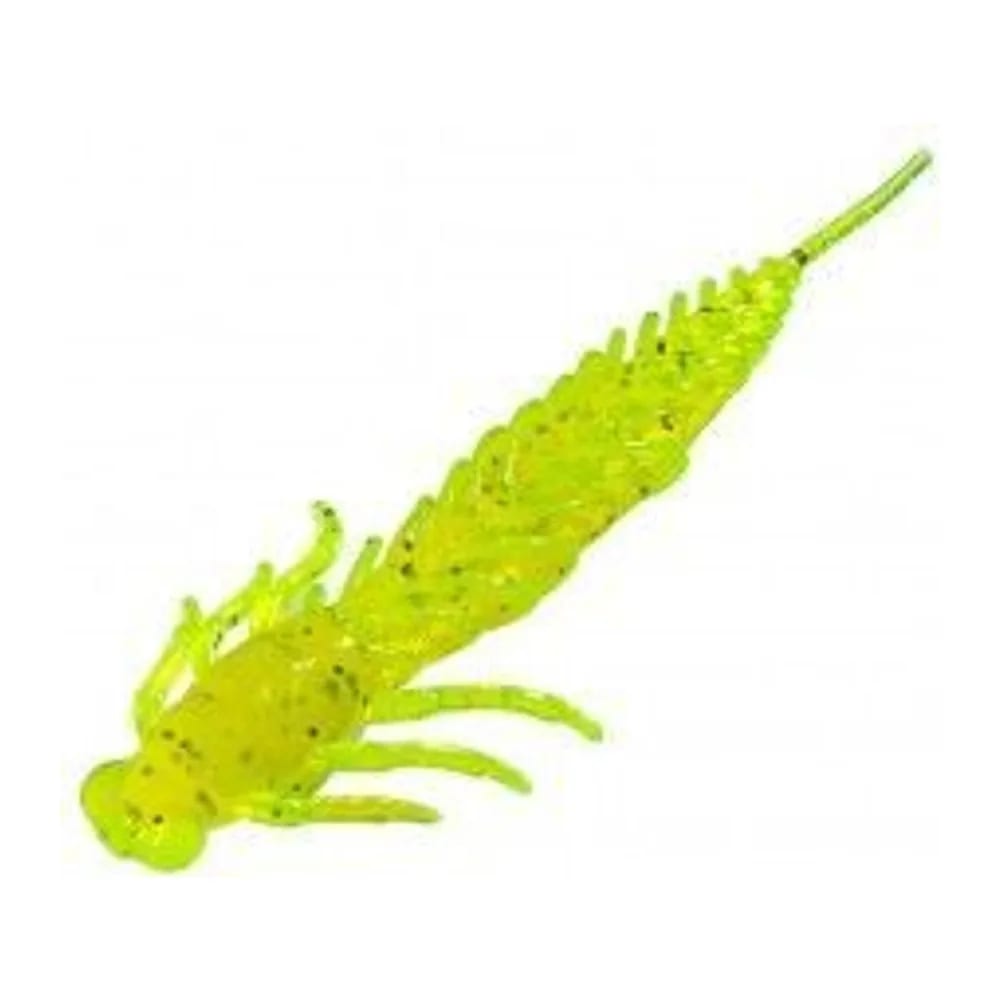 ПРИМАНКА ZUB-LARVA 80ММ(3,2)-5ШТ, (ЦВЕТ 310) ЖЕЛТЫЙ С БЛЕСТКАМИ — улучшенное фото