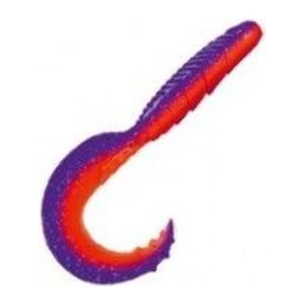 ПРИМАНКА ZUB-HIBINA 95ММ(3,8)-4ШТ, (ЦВЕТ 021) ФИОЛЕТОВЫЙ ВЕРХ-КРАСНЫЙ НИЗ — улучшенное фото