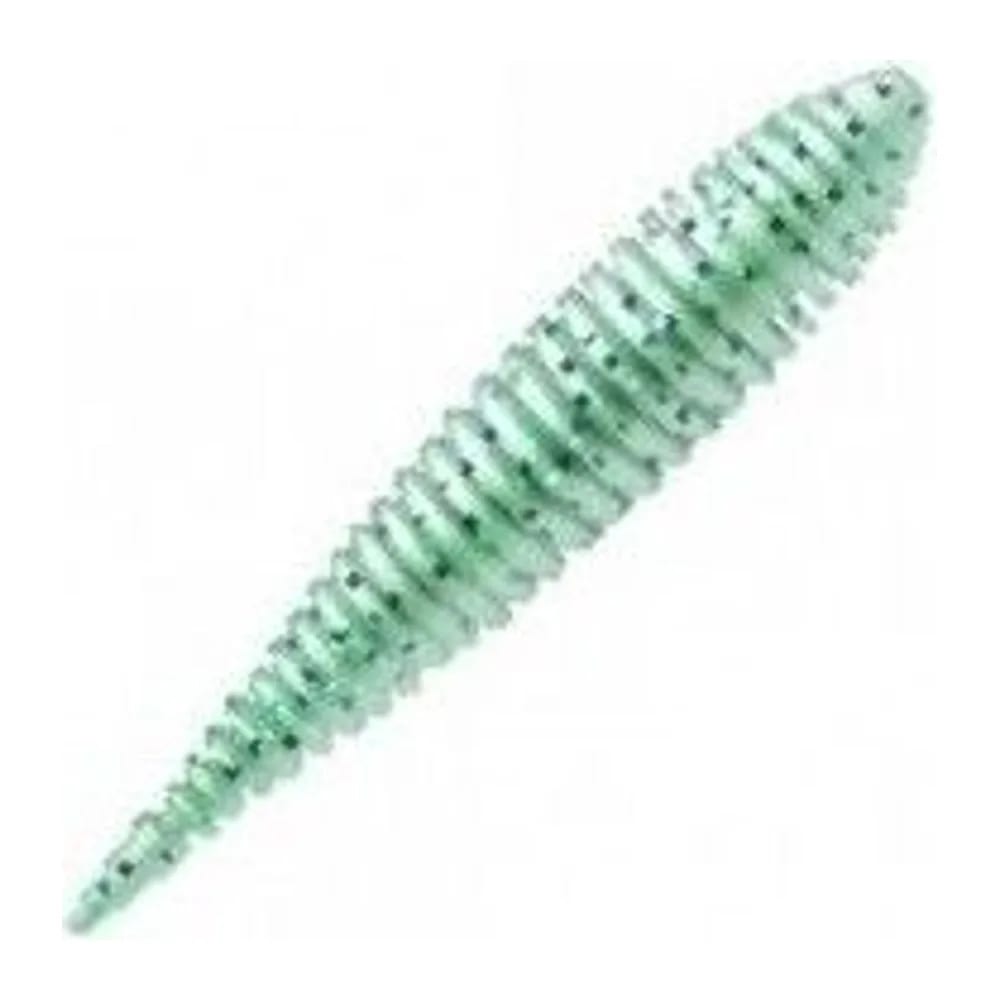 ПРИМАНКА ZUB-MAGGOT SLIM 40ММ(1,5)-12ШТ, (ЦВЕТ 505) ЗЕЛЕНЫЙ С БЛЕСТКАМИ — улучшенное фото
