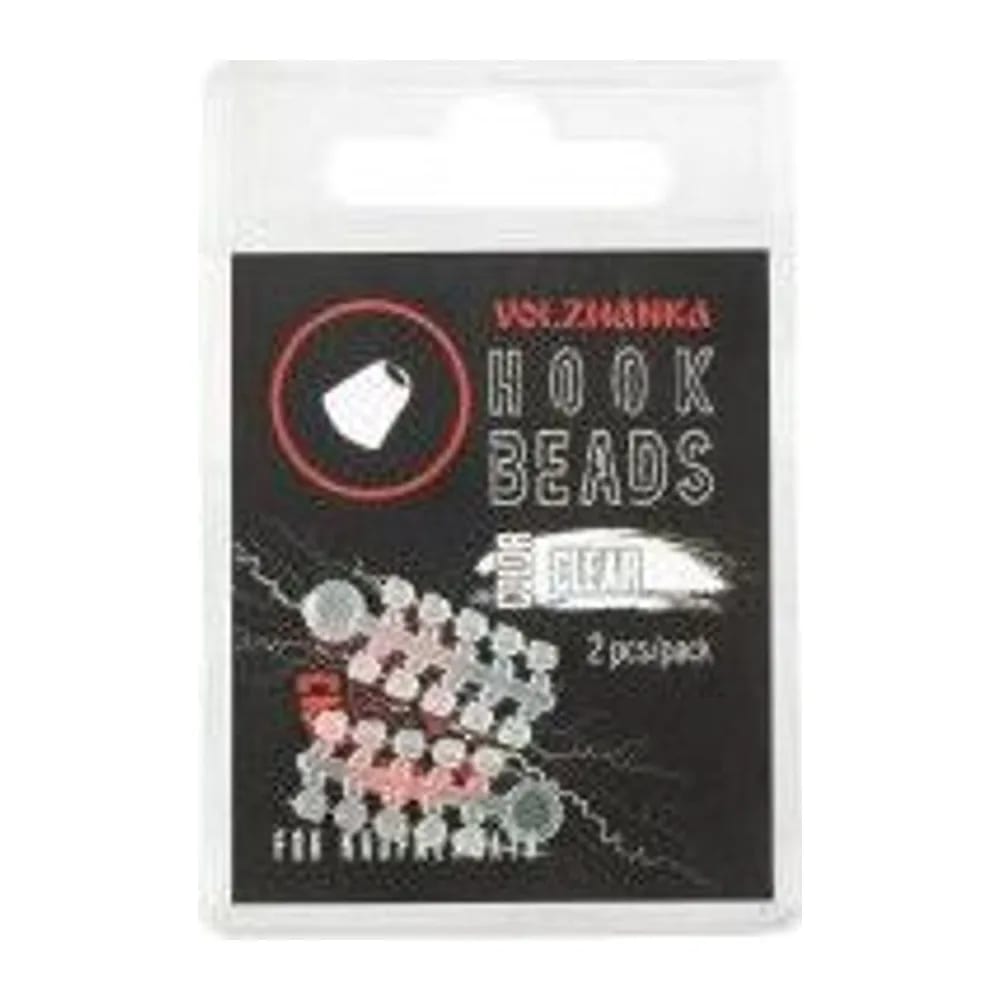 СТОПОР ДЛЯ РАЗМЕЩЕНИЯ НА КРЮЧКЕ VOLZHANKA HOOK BEADS ЦВЕТ CLEAR (2ШТ/УП) — улучшенное фото