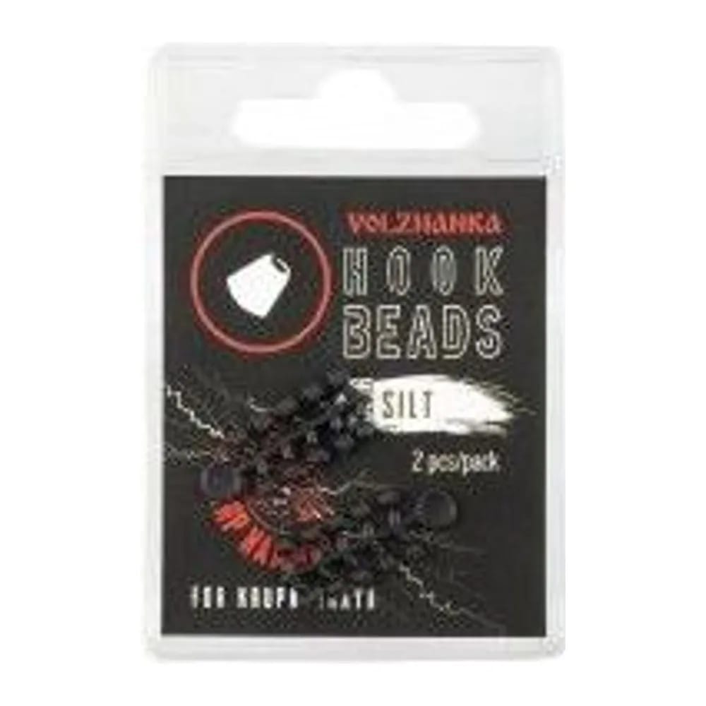 СТОПОР ДЛЯ РАЗМЕЩЕНИЯ НА КРЮЧКЕ VOLZHANKA HOOK BEADS ЦВЕТ SILT (2ШТ/УП) — улучшенное фото