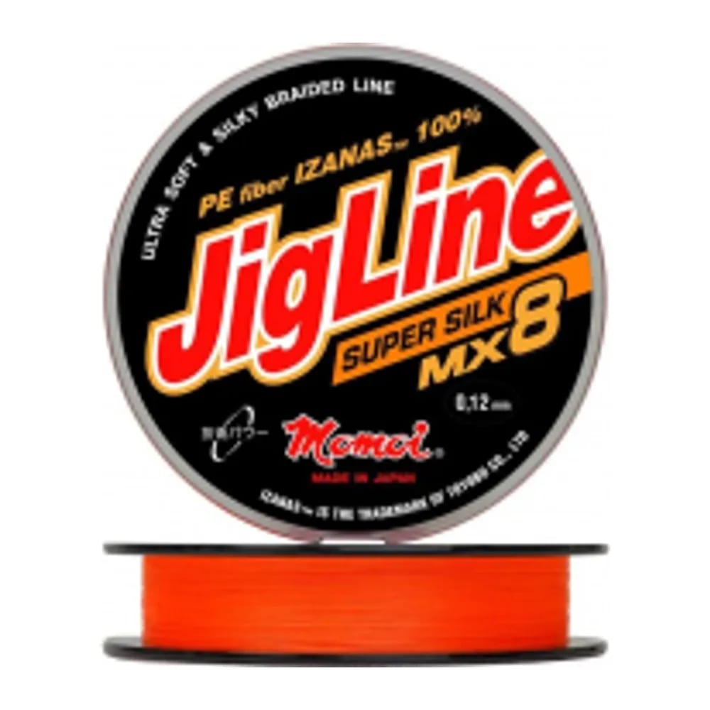 ШНУР JIGLINE SUPER SILK 0,19ММ, 16,0КГ, 150М , ОРАНЖЕВЫЙ — улучшенное фото
