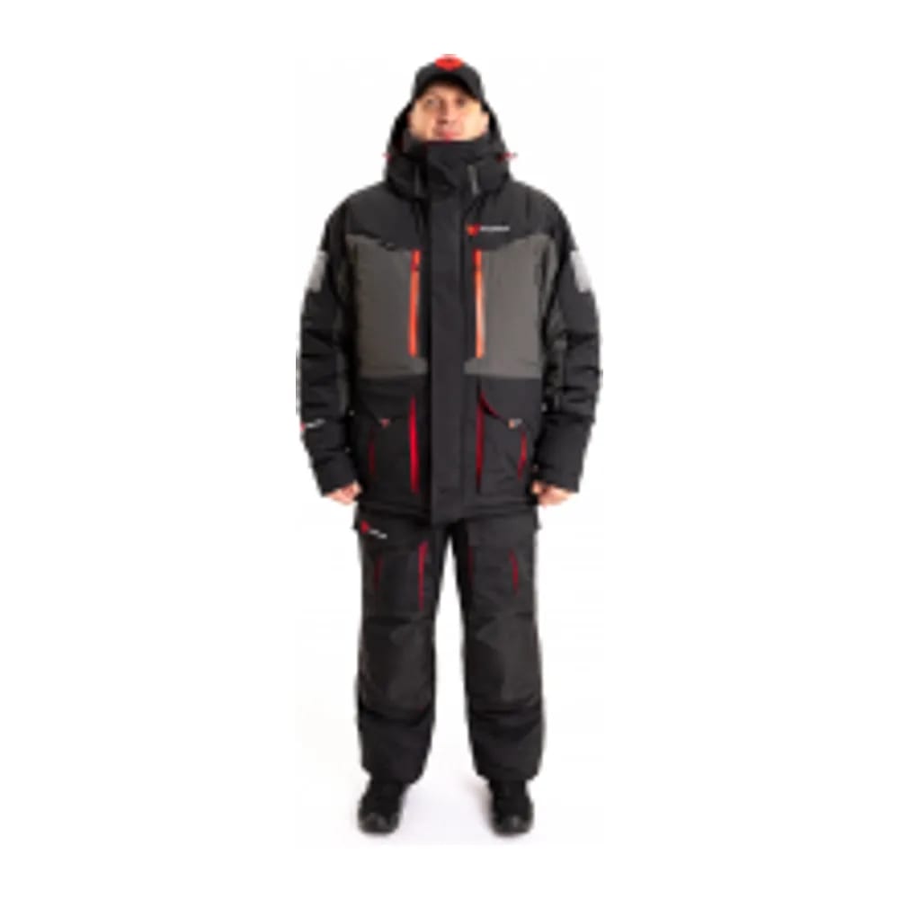 КОСТЮМ TITAN2 -45 ГРАФИТ/ЧЕРНЫЙ 52-54 170-176 — улучшенное фото