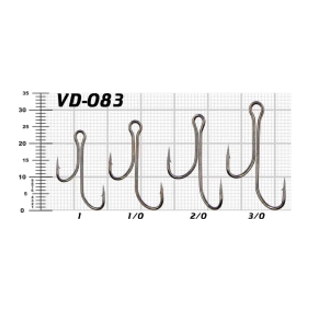 КРЮЧКИ ДВОЙНИК VD-083 (BN) DOUBLE RYDER № 3/0, 25 ШТ/УП — улучшенное фото