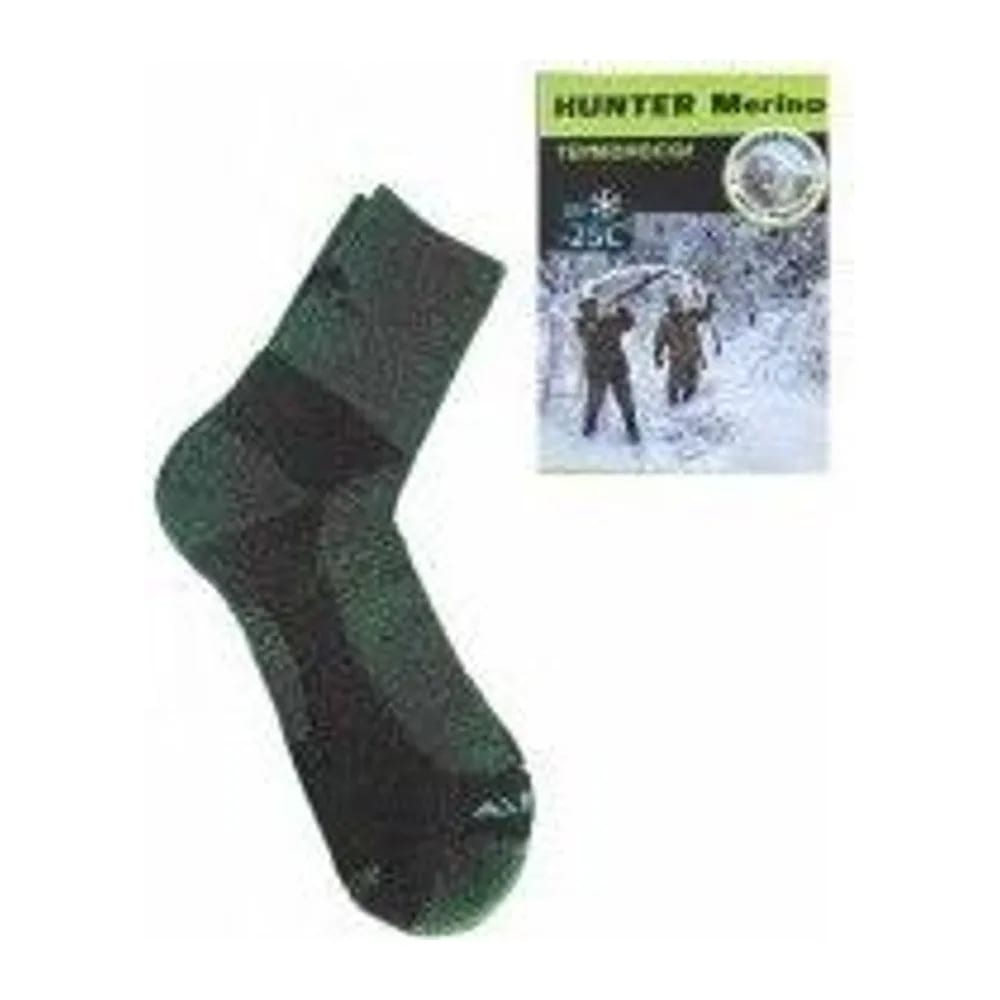 ТЕРМО-НОСКИ ТН-05ТЗ ALPIKA HUNTER MERINO (ДО -25С, ЦВЕТ: ТЕМНО-ЗЕЛЕНЫЙ, РАЗМЕР: 40-42) — улучшенное фото