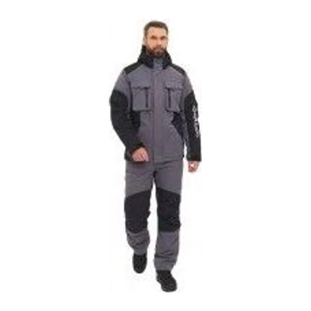 КОСТЮМ ДЕМИСЕЗОННЫЙ ТОРНАДО -15 ТКАНЬ BREATHABLE ЦВЕТ СЕРЫЙ (РАЗМЕР: 56-58, РОСТ: 170-176) — улучшенное фото