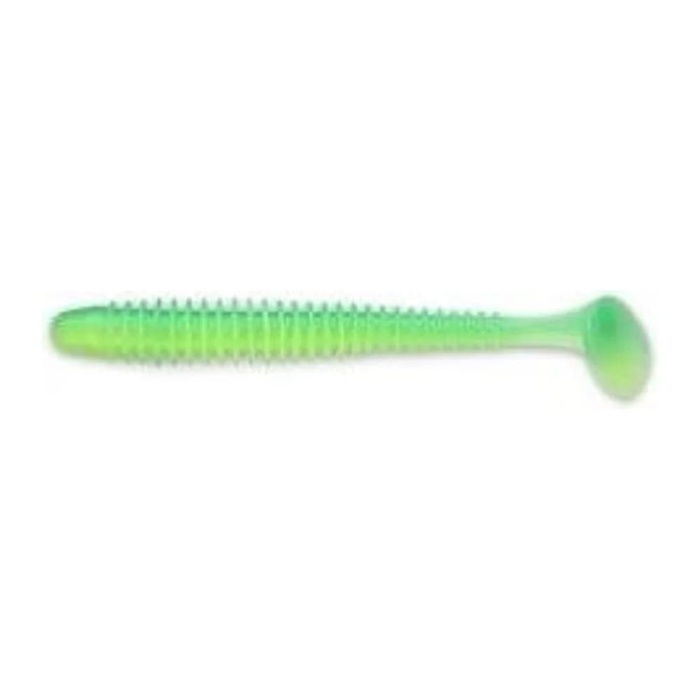 ПРИМАНКА СИЛИКОНОВАЯ KEITECH SWING IMPACT 4.5 EA#11 LIME CHARTREUSE GLOW — улучшенное фото