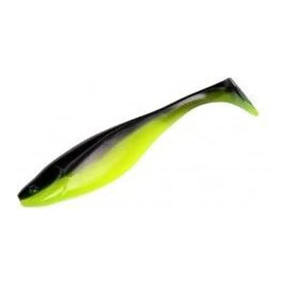 МЯГКИЕ ПРИМАНКИ NARVAL FISHING COMMANDER SHAD 14CM #045-BLACK LIME — улучшенное фото