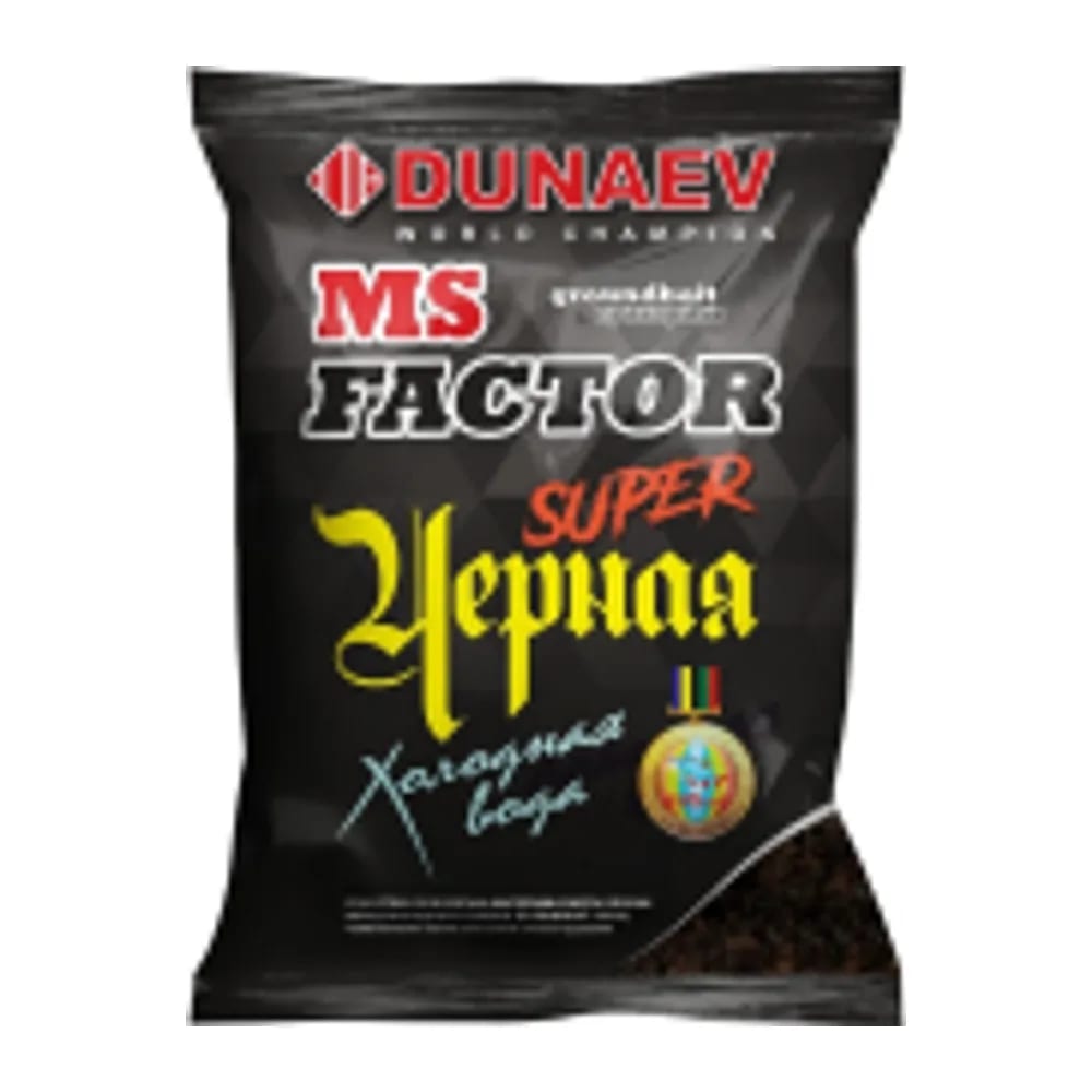 ПРИКОРМКА DUNAEV-MS FACTOR 1КГ ЧЕРНАЯ ХОЛОДНАЯ ВОДА — улучшенное фото
