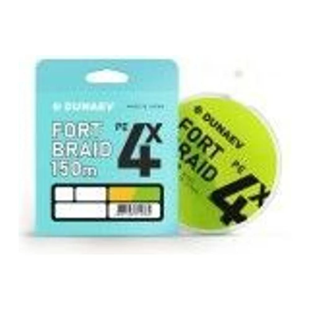 ШНУР DUNAEV FORTBRAID PEX4 DARK GREEN 150M #2.0/0,242 — улучшенное фото