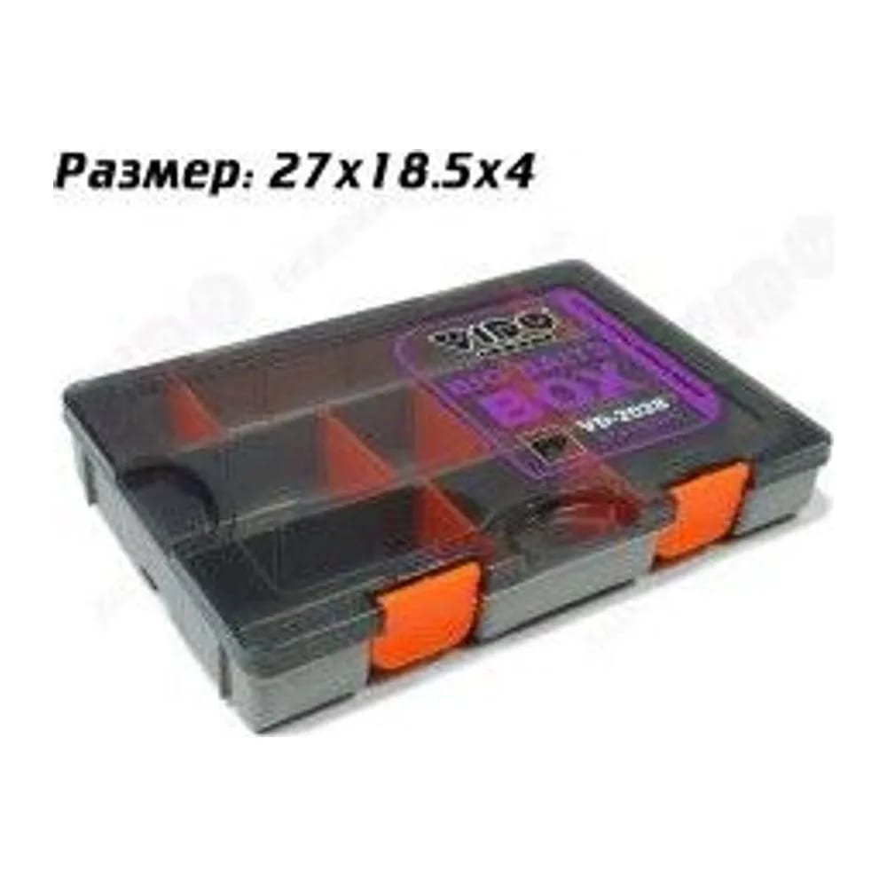КОРОБКА ДЛЯ ПРИМАНОК VD-2028 BIG BAITS BOX, РАЗМЕР 27Х18.5Х4 СМ — улучшенное фото
