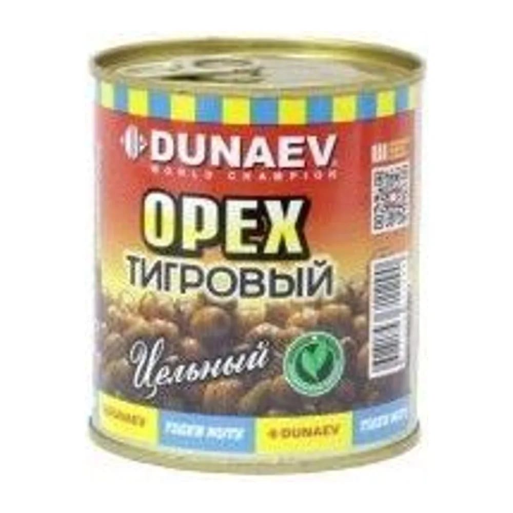 ДОБАВКА ДЛЯ ПРИКОРМКИ МЕТАЛЛОБАНКА 320МЛ ДУНАЕВ ТИГРОВЫЙ ОРЕХ ЦЕЛЬНЫЙ — улучшенное фото