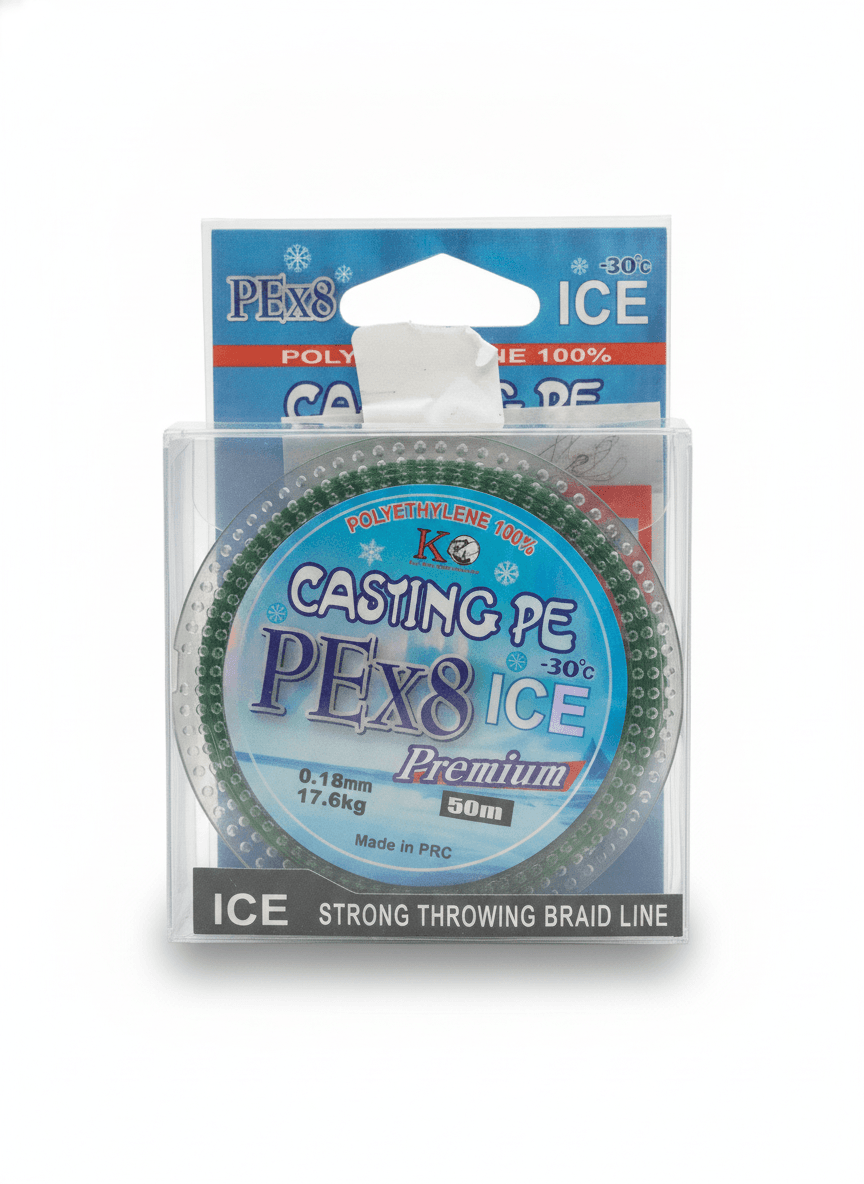 Плетенка Casting -30 PEx8 ICE 0,20mm 19,7kg 50m — улучшенное фото